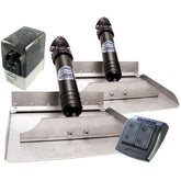 Bennett 1212E Hydraulic Trim Tab Set with Euro-Style Control - 12" x 12" 6BT-50000-57-00